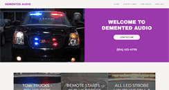 Desktop Screenshot of dementedaudio.com